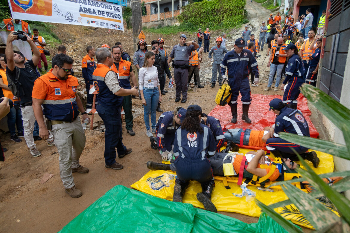 S O Sebasti O Realiza Simulado De Evacua O De Rea De Risco Gazeta