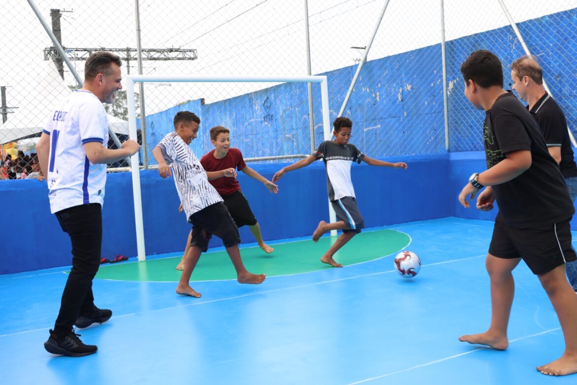 Itaqu Inaugura Quadra Esportiva Na Vila Erc Lia A Custo Zero Gazeta