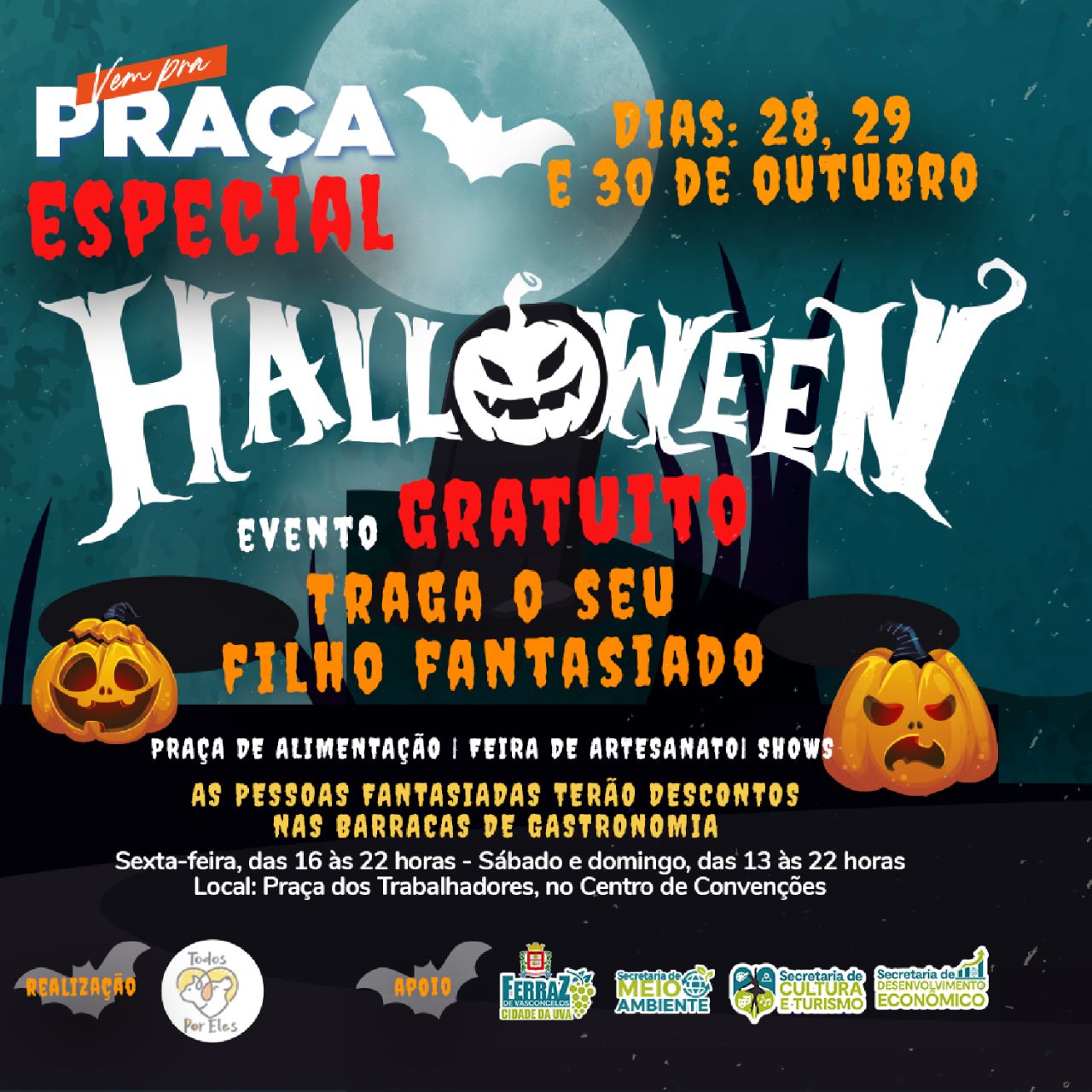 SEXTA-FEIRA TÊM MEGA FESTA DE HALLOWEEN