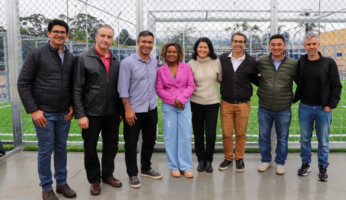 A arena teve um investimento de R$ 540 mil, por meio de convênio com a Secretaria Estadual de Esportes